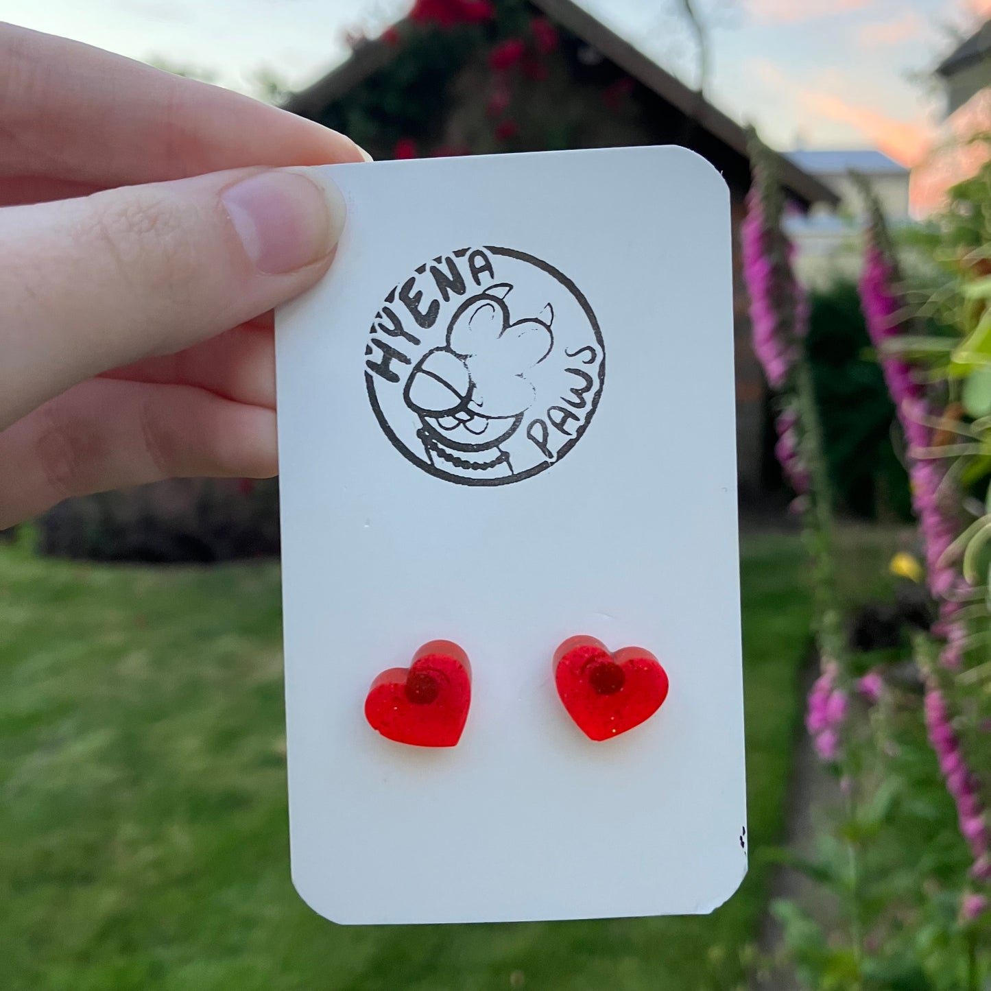 Heart Studs