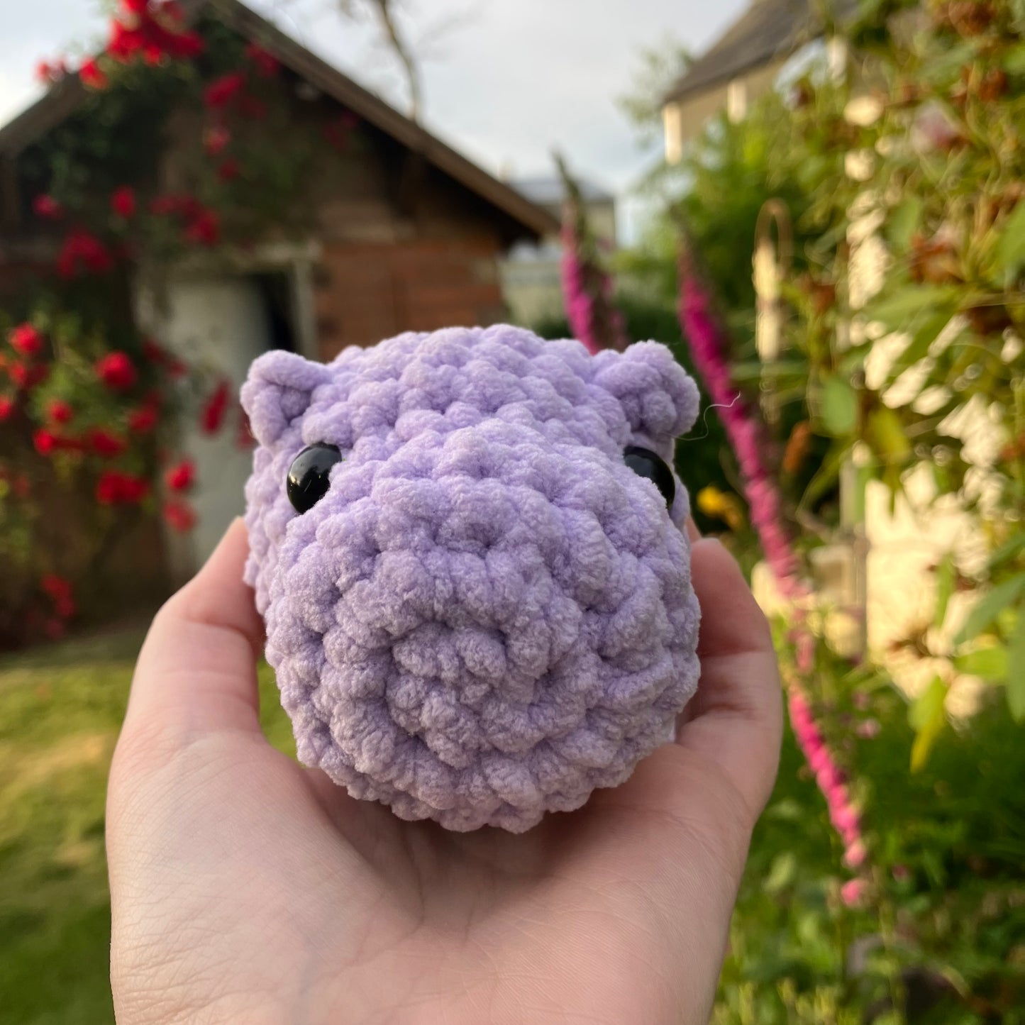 Amigurumi hippo
