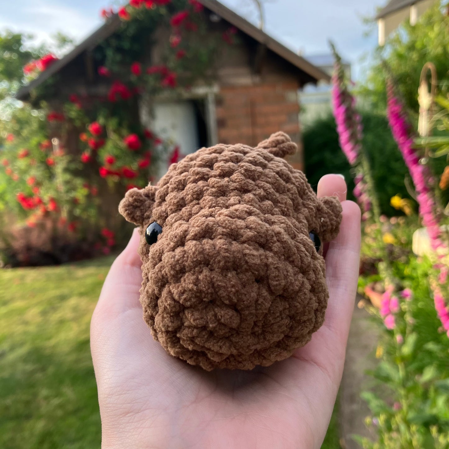 Amigurumi hippo