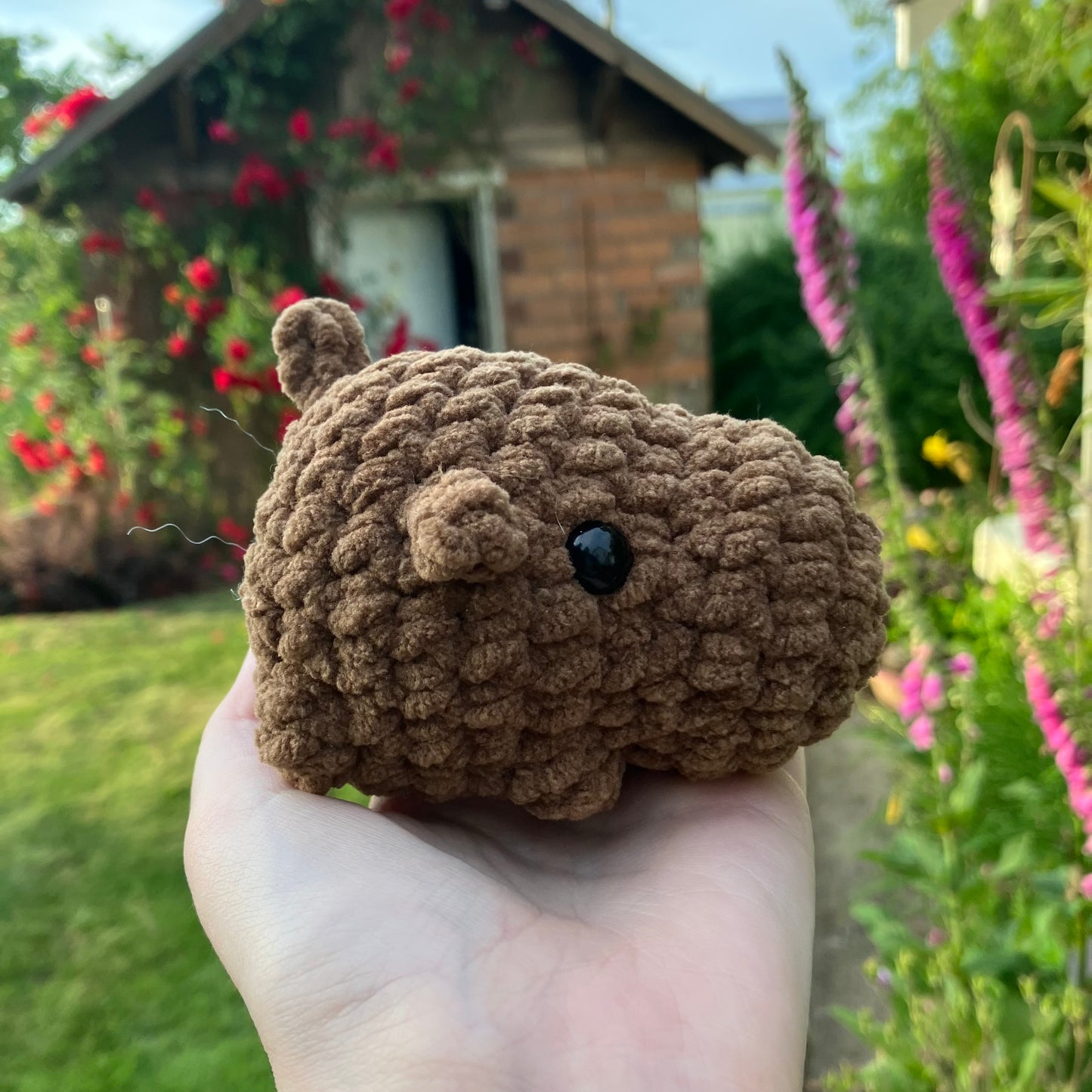 Amigurumi hippo